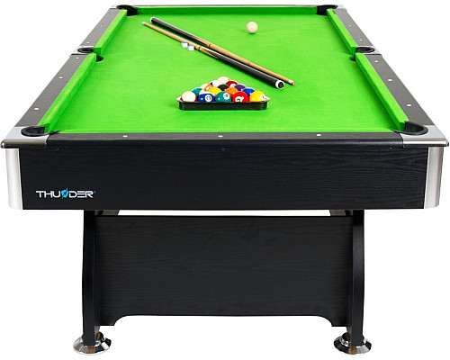 Більярдний стіл THUNDER BOLD-BLACK 8FT, 244 х 132 х 81 см