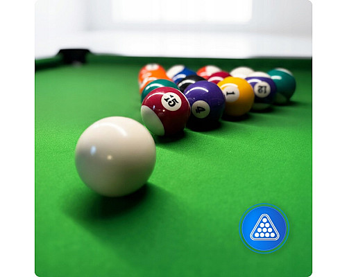 Більярдний стіл THUNDER BOLD-BLACK 8FT, 244 х 132 х 81 см