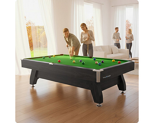 Більярдний стіл THUNDER BOLD-BLACK 8FT, 244 х 132 х 81 см