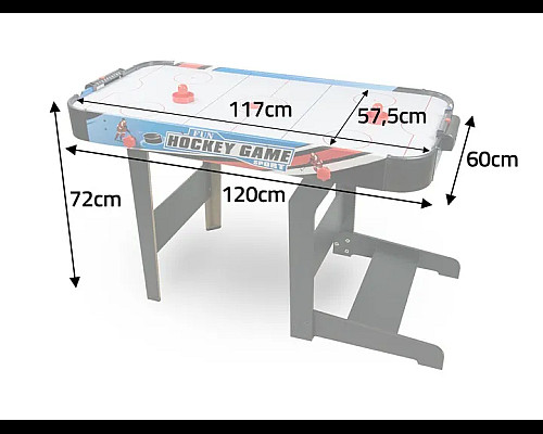 Ігровий стіл Neo Sport Аерохокей NS-427, 120 x 60 x 72 см