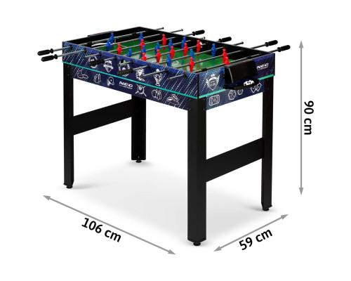 Ігровий стіл 12-в-1 106x59x90 см NS-801 чорний