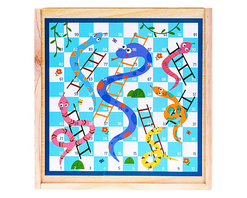 Настільний набір 6в1 Ramiz Trylma Snakes and Ladders Chess Chinese GO