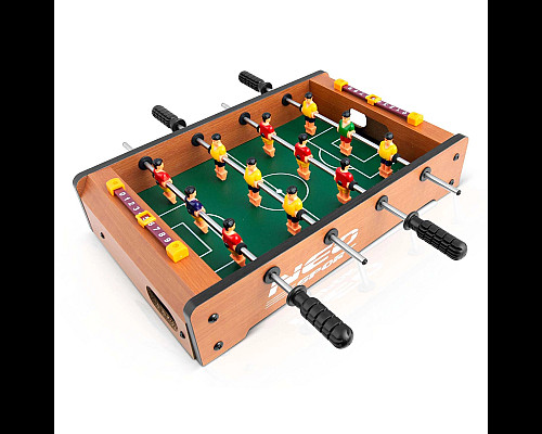 Настільний футбол Neo-Sport NS-439, 34,5 x 22 x 7 см, коричневий