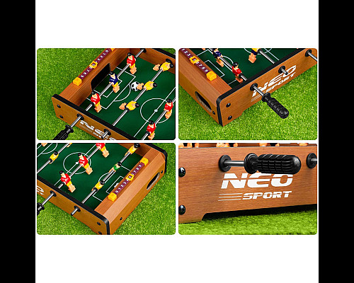 Настільний футбол Neo-Sport NS-439, 34,5 x 22 x 7 см, коричневий