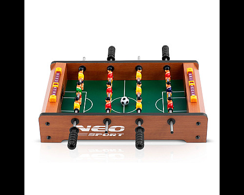 Настільний футбол Neo-Sport NS-439, 34,5 x 22 x 7 см, коричневий