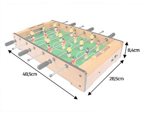 Настільний футбол Neo-Sport NS-435, 48,5 x 28,5 x 8,4 см