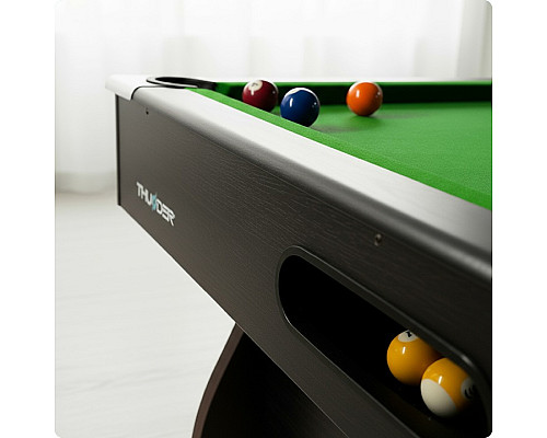 Більярдний стіл THUNDER BOLD-BLACK 9FT, 214 х 122 х 81 см