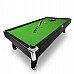 Більярдний стіл THUNDER BOLD-BLACK 9FT, 214 х 122 х 81 см