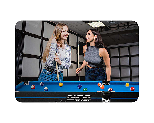 Більярдний стіл з аксесуарами Neo-Sport NS-808, 183 x 92 x 81 см