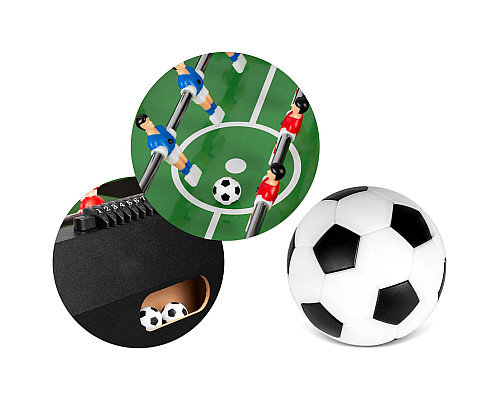 Настільний футбол Neo-Sport NS-805, 118 x 61 x 79 см - чорний