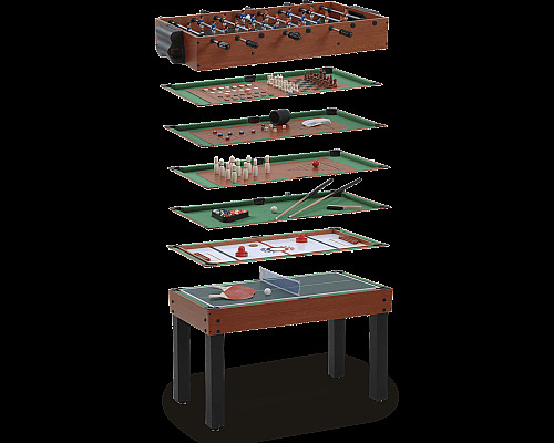 Настільна гра Garlando Multi 12в1 MULTI12CIRLNO, 109 х 61 х 80 см