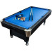 Більярдний стіл GamesPlanet 7 футів + аксесуари для більярду чорний/синій