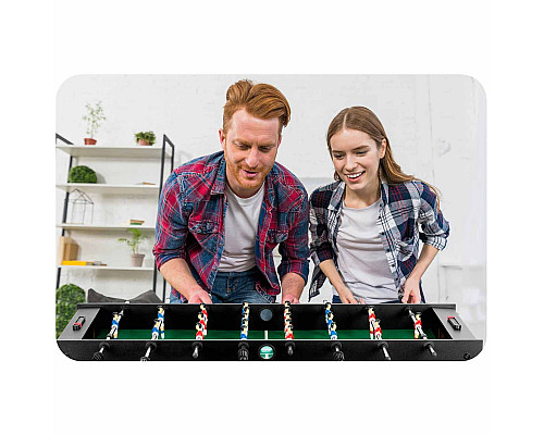 Настільний футбол Neo-Sport NS-803, 121 x 61 x 80 см - чорний