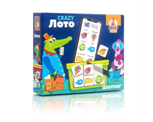 Настільна гра Vladi Toys Crazy Лото (VT8055-09)