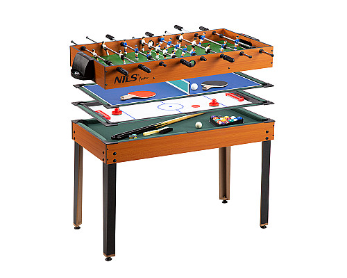 Ігровий стіл 4в1 NILS FUN SDM 125 х 91 х 82,5 см