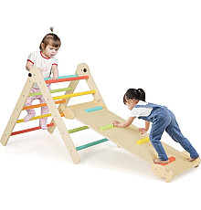 Дитячий набір для скелелазіння 3в1 Costway, різнокольоровий