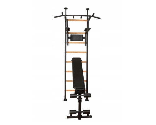 Шведська стінка BenchK 523 240 х 67 см, чорна