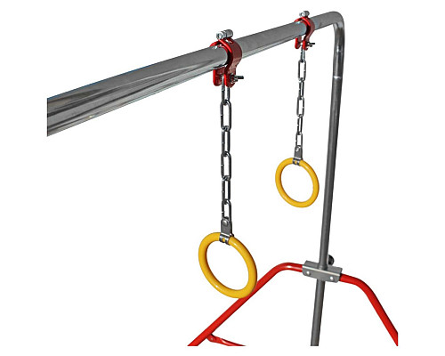 Дитячий стаціонарний турнік з обручами MASTER