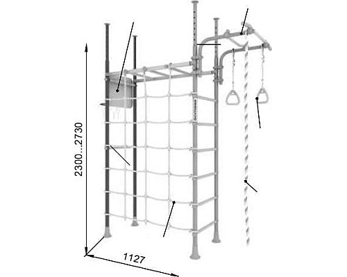 Дитячий ігровий майданчик Romana Pegas