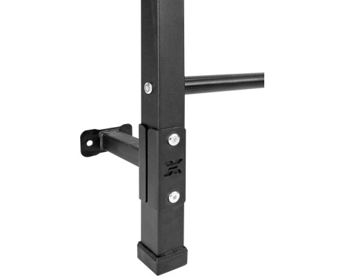 Шведська стінка Małpiszon Gamma Workout Grand 224 х 95 см з турніком та поручнями, чорна