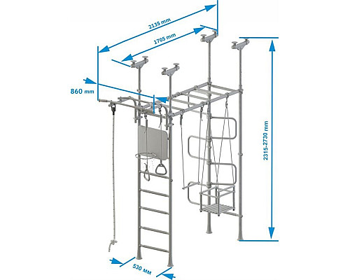 Дитячий ігровий майданчик Monkey Pegas 2