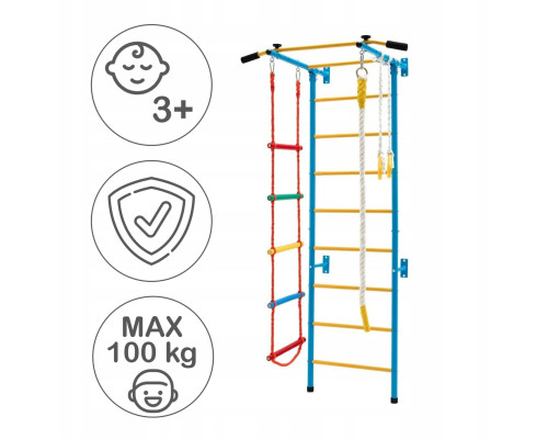 Шведська стінка Małpiszon Smart 223 х 109 см з аксесуарами