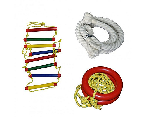 Сходи мотузкові з канатом та кільцями InterAtletika ST020.123