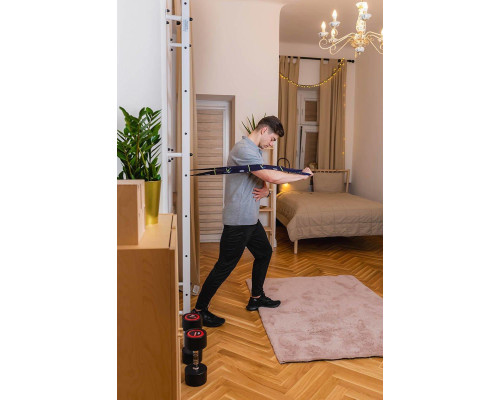 Шведська стінка BenchK 310W/710W 240 x 67 см, біла