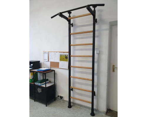 Шведська стінка BenchK 521B з турніком, чорна