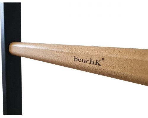 Шведська стінка BenchK 521B з турніком, чорна