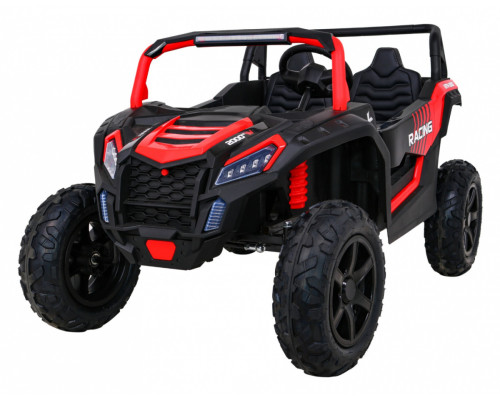 Баггі Strong Racing ATV для 2 дітей Червоний + Безщітковий мотор + Надувні колеса + Audio LED