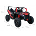 Баггі Strong Racing ATV для 2 дітей Червоний + Безщітковий мотор + Надувні колеса + Audio LED