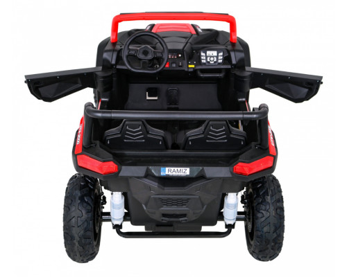 Баггі Strong Racing ATV для 2 дітей Червоний + Безщітковий мотор + Надувні колеса + Audio LED