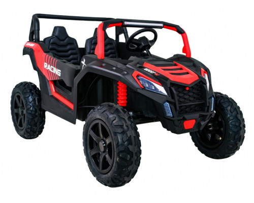 Баггі Strong Racing ATV для 2 дітей Червоний + Безщітковий мотор + Надувні колеса + Audio LED