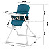 Стільчик для годування Ricokids Nuco 70 х 60 х 95 см - синьо-білий
