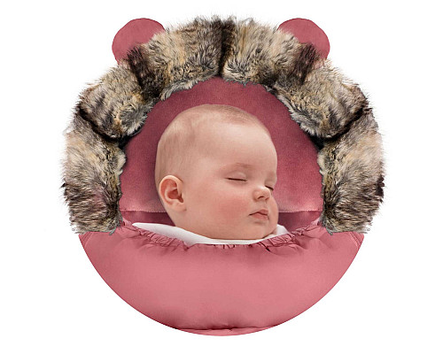 Конверт Elmi Ricokids для коляски та санок, 95 х 48 см - рожевий