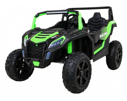 Баггі Strong Racing ATV для 2 дітей Green + Безщітковий мотор + Надувні колеса + Audio LED