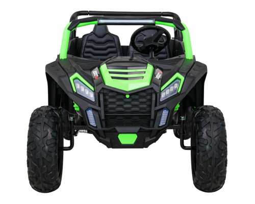 Баггі Strong Racing ATV для 2 дітей Green + Безщітковий мотор + Надувні колеса + Audio LED