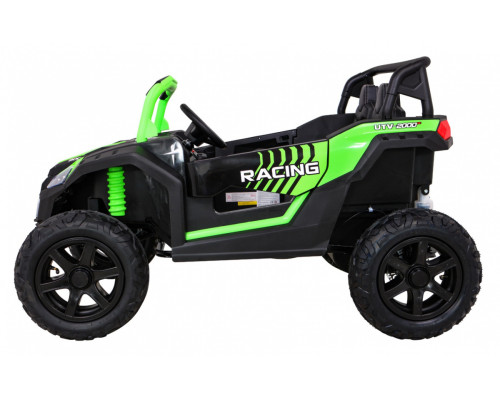 Баггі Strong Racing ATV для 2 дітей Green + Безщітковий мотор + Надувні колеса + Audio LED