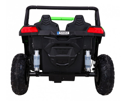 Баггі Strong Racing ATV для 2 дітей Green + Безщітковий мотор + Надувні колеса + Audio LED