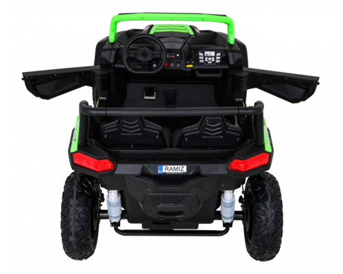 Баггі Strong Racing ATV для 2 дітей Green + Безщітковий мотор + Надувні колеса + Audio LED