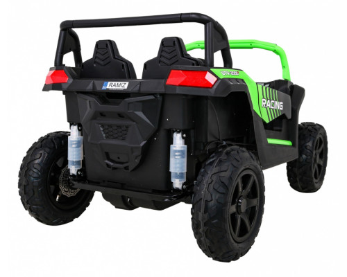 Баггі Strong Racing ATV для 2 дітей Green + Безщітковий мотор + Надувні колеса + Audio LED