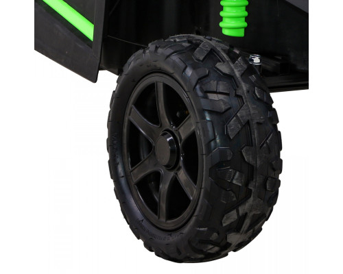 Баггі Strong Racing ATV для 2 дітей Green + Безщітковий мотор + Надувні колеса + Audio LED