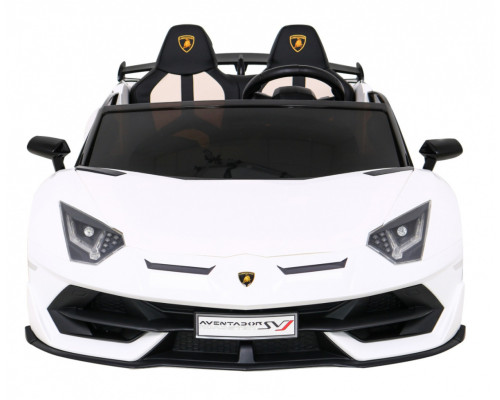 Lamborghini SVJ DRIFT для 2 дітей Білий + Функція Drift + Пульт + MP3 LED + Free Start