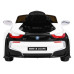 BMW I8 Lift Battery Car White + Пульт + Повільний Старт + 3-точкові ремені безпеки + MP3 USB + LED