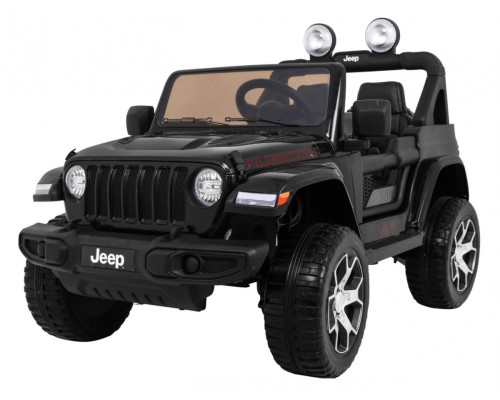 Дитяча акумуляторна машинка Jeep Wrangler Rubicon Чорна