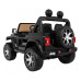 Дитяча акумуляторна машинка Jeep Wrangler Rubicon Чорна