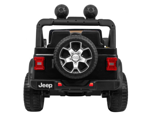 Дитяча акумуляторна машинка Jeep Wrangler Rubicon Чорна