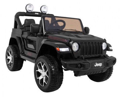 Дитяча акумуляторна машинка Jeep Wrangler Rubicon Чорна