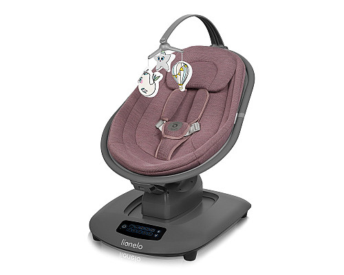 Крісло-гойдалка Lionelo BLOSSOM PINK MAUVE
